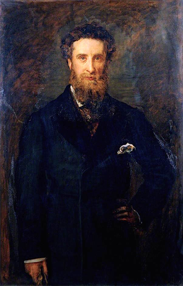 Edward Robert Bulwer Lytton, 1st Earl Lytton, vintage artwork by Sir John Everett Millais, 12x8" (A4) Poster