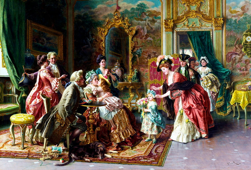 Grandmother's Birthday by Arturo Ricci,A3(16x12")Poster