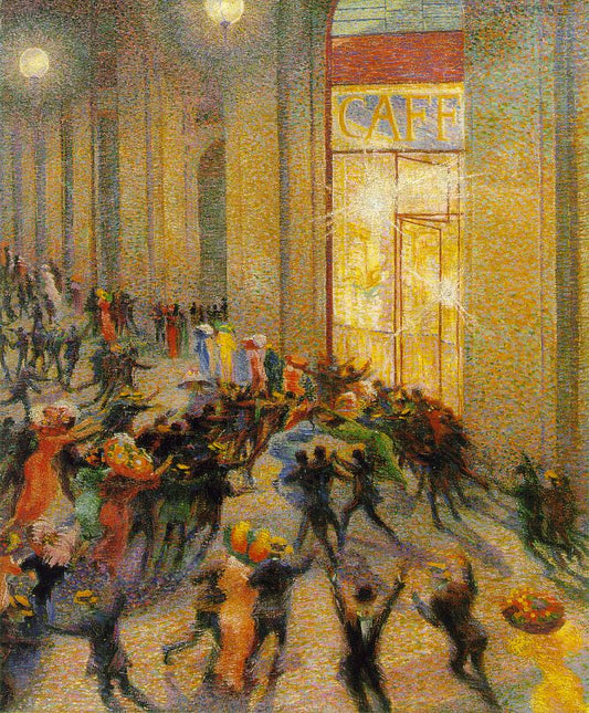 Riot by Umberto Boccioni,16x12(A3) Poster