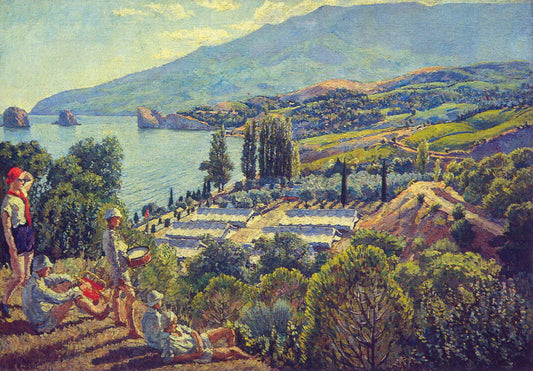 Children's Resort in the Crimea by Ilya Mashkov,16x12(A3) Poster