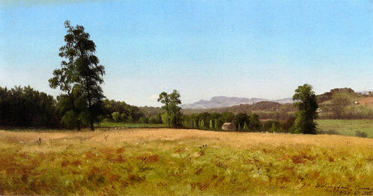 Wallingford, Connecticut, vintage artwork by John Williamson, 12x8" (A4) Poster