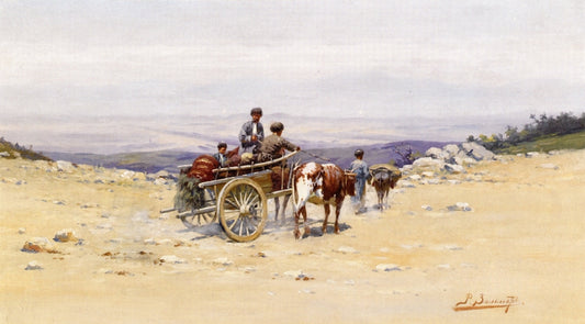 Travelers in the Mountains by Richard Karlovich Zommer,A3(16x12")Poster