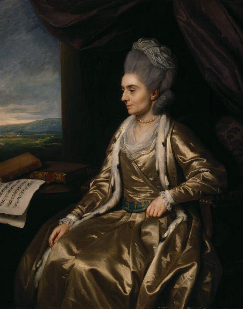 Margaret Maskelyne, Lady Clive, vintage artwork by Sir Nathaniel Dance-Holland, 12x8" (A4) Poster