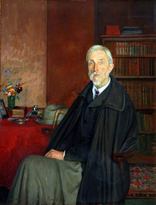 The Right Honourable Charles Booth, vintage artwork by Sir William Rothenstein, 12x8" (A4) Poster