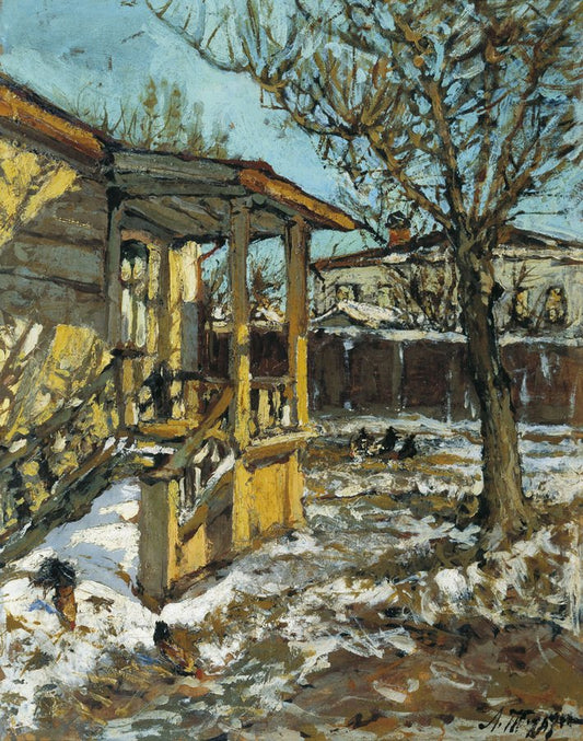 Spring in Moscow by Leonard Turzhansky,16x12(A3) Poster