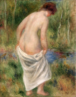 After the Bath, vintage artwork by Pierre Auguste Renoir, 12x8" (A4) Poster