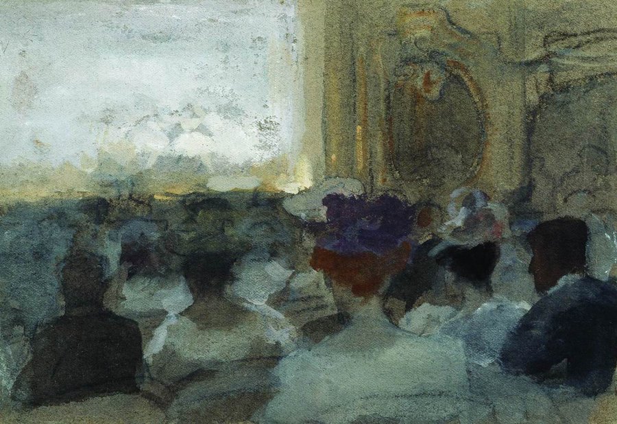 Ballet, vintage artwork by Alexei Stepanov, 12x8" (A4) Poster