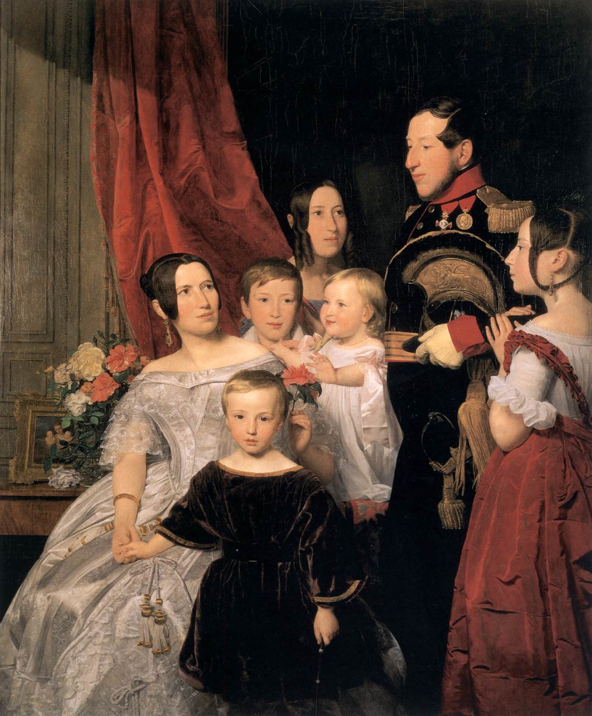 The Gierster Family, vintage artwork by Ferdinand Georg Waldmüller, A3 (16x12") Poster Print