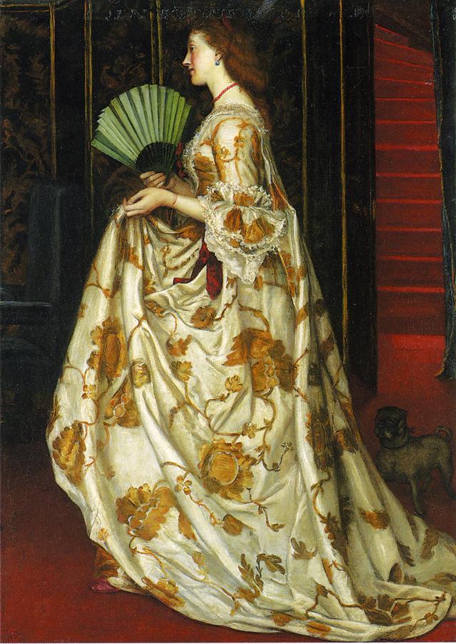 My Lady Betty, vintage artwork by Valentine Cameron Prinsep, 12x8" (A4) Poster
