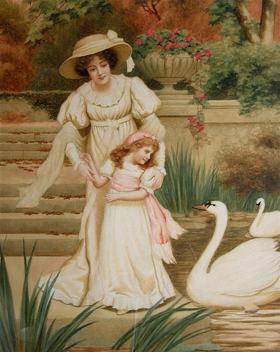 Idyll in Central Park by Edwin Austin Abbey,A3(16x12")Poster