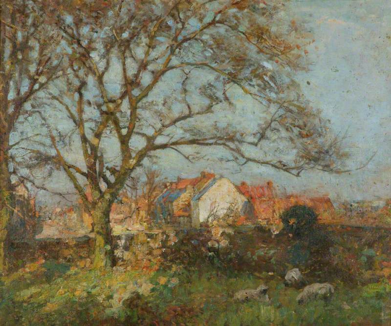 The Back of Hinderwell, vintage artwork by Frederick William Jackson, 12x8" (A4) Poster