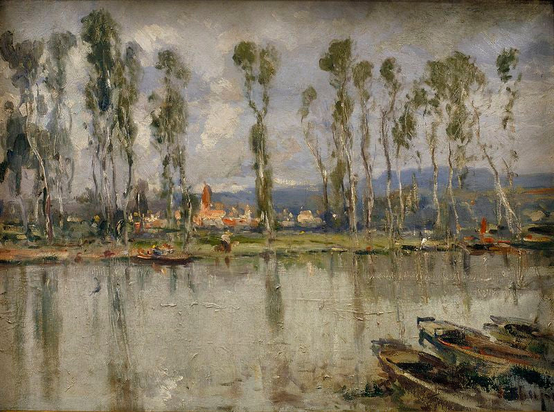 El Marne, vintage artwork by Eliseo Meifren i Roig, 12x8" (A4) Poster