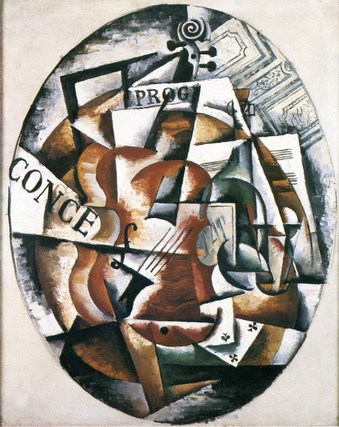 Violin by Liubov Popova,16x12(A3) Poster