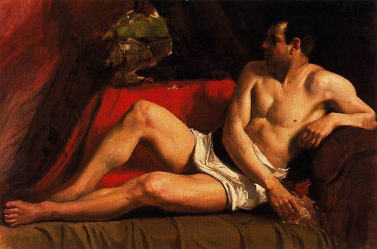 Recling Man by Adolfo Lozano Sidro,16x12(A3) Poster