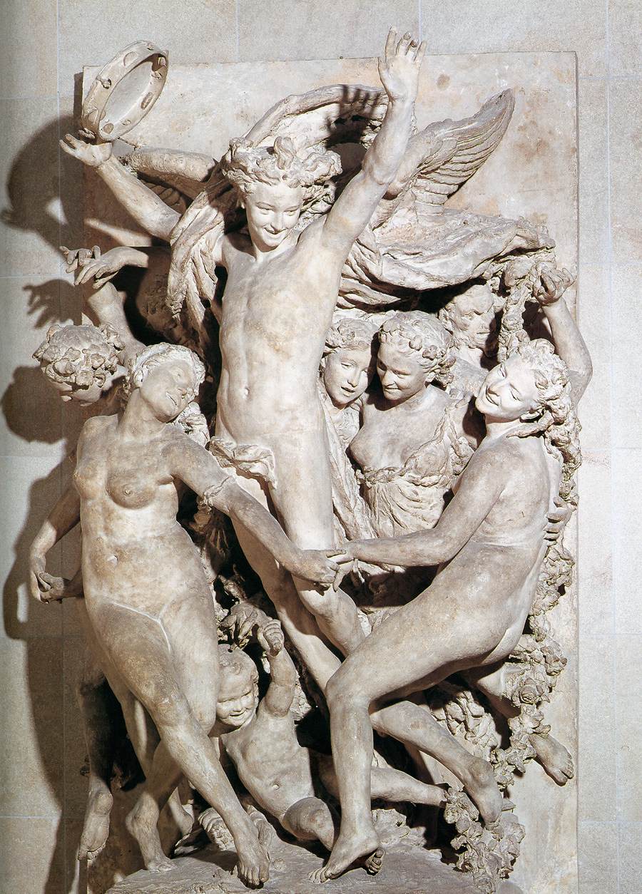La Danse (original plaster model), vintage artwork by Jean-Baptiste Carpeaux, 12x8" (A4) Poster