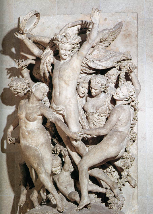 La Danse (original plaster model), vintage artwork by Jean-Baptiste Carpeaux, 12x8" (A4) Poster
