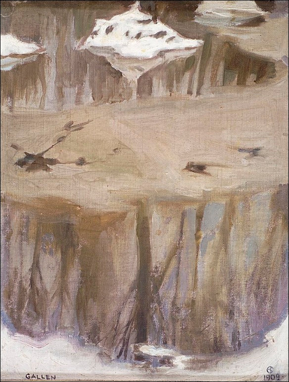 Heijastuksia, vintage artwork by Akseli Gallen-Kallela, 12x8" (A4) Poster