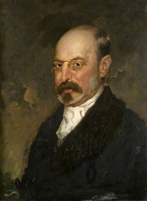 Charles Wertheim, vintage artwork by Sir William Orpen, R.A., R.H.A., 12x8" (A4) Poster
