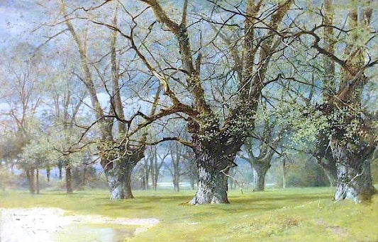 The Mill Green, Wargrave, Berkshire, vintage artwork by William Gosling, 12x8" (A4) Poster