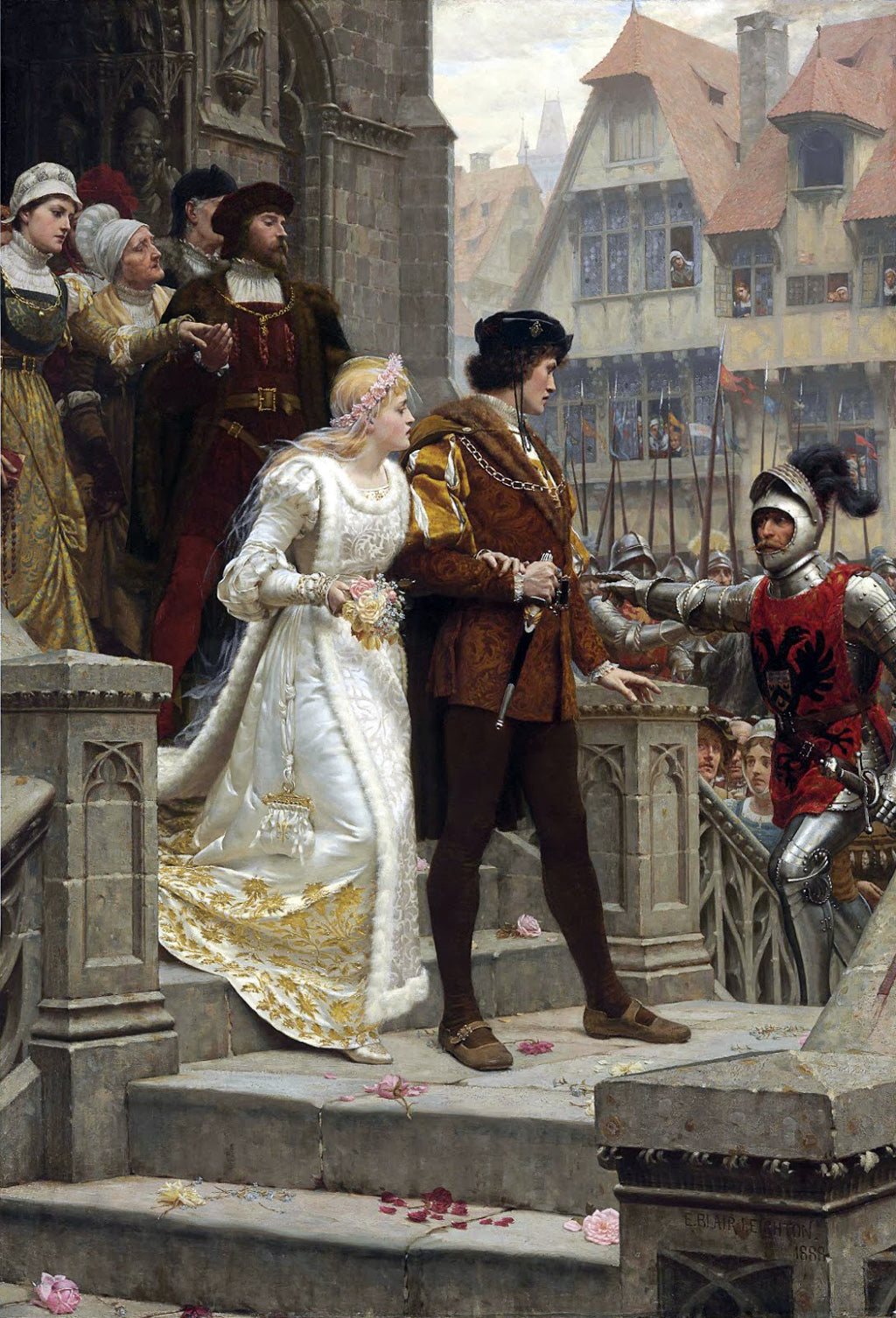 Call to Arms, vintage artwork by Edmund Blair Leighton, 12x8" (A4) Poster