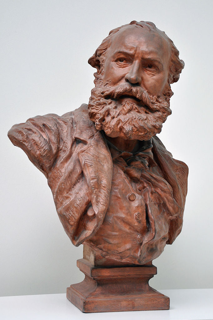 Bust of Charles Gounod (Composer), vintage artwork by Jean-Baptiste Carpeaux, 12x8" (A4) Poster