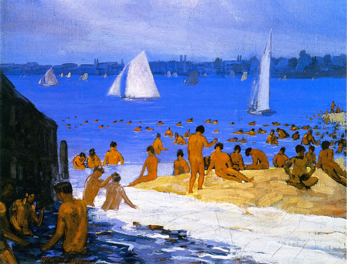 The L Street Brownies, vintage artwork by George Luks, 12x8" (A4) Poster