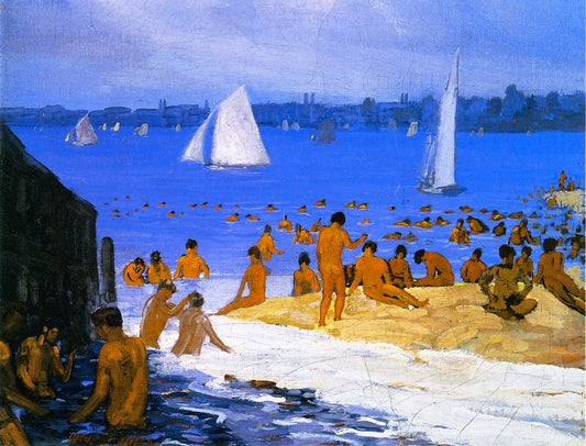 The L Street Brownies, vintage artwork by George Luks, 12x8" (A4) Poster