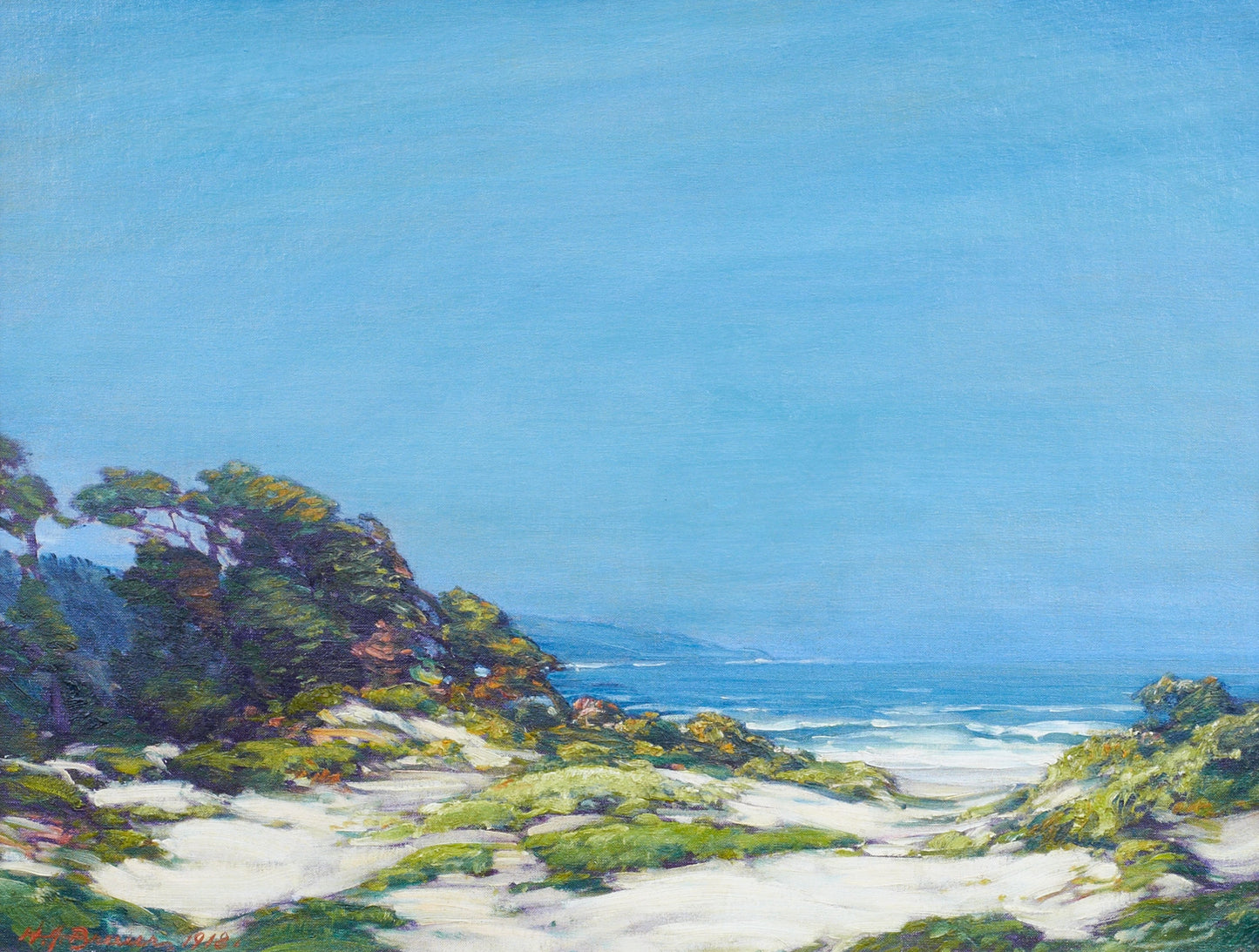 Monterey Coast by Henry Breuer,A3(16x12")Poster