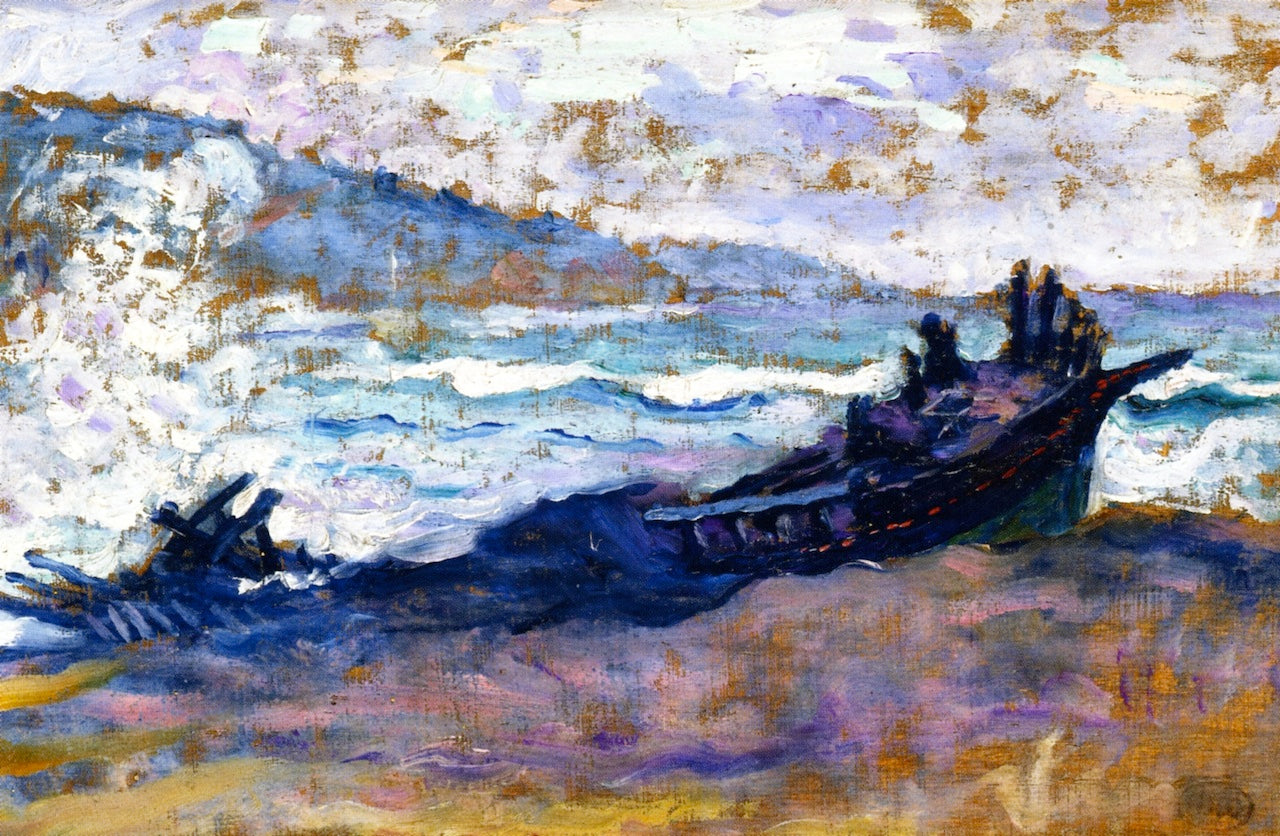 s on the Beach (Study for 'The Wreck') by Henri-Edmond Cross,A3(16x12")Poster