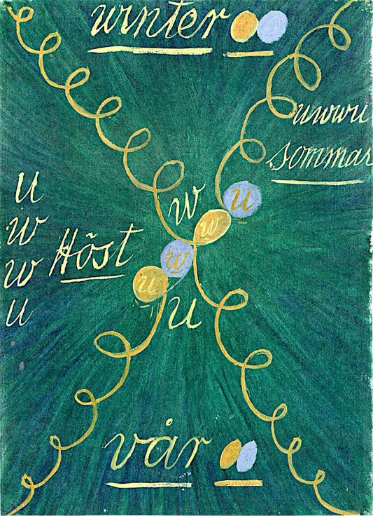 Primordial Chaos, No. 18, Group I, by Hilma af Klint,A3(16x12")Poster