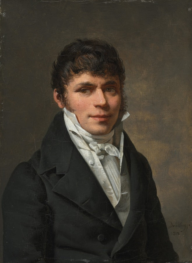 Nicolas Louis Faret, vintage artwork by Martin Drölling, 12x8" (A4) Poster
