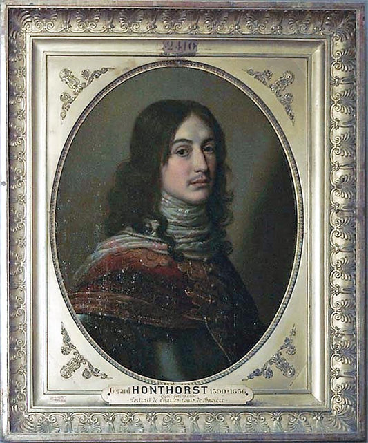 Portrait of Prince Palatin Maurice, vintage artwork by Gerard van Honthorst, 12x8" (A4) Poster