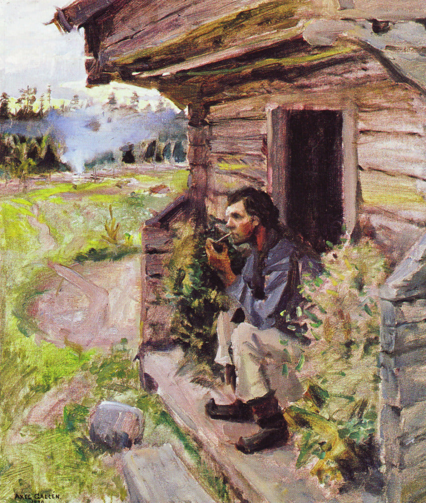 Evening Peace by Akseli Gallen-Kallela,A3(16x12")Poster