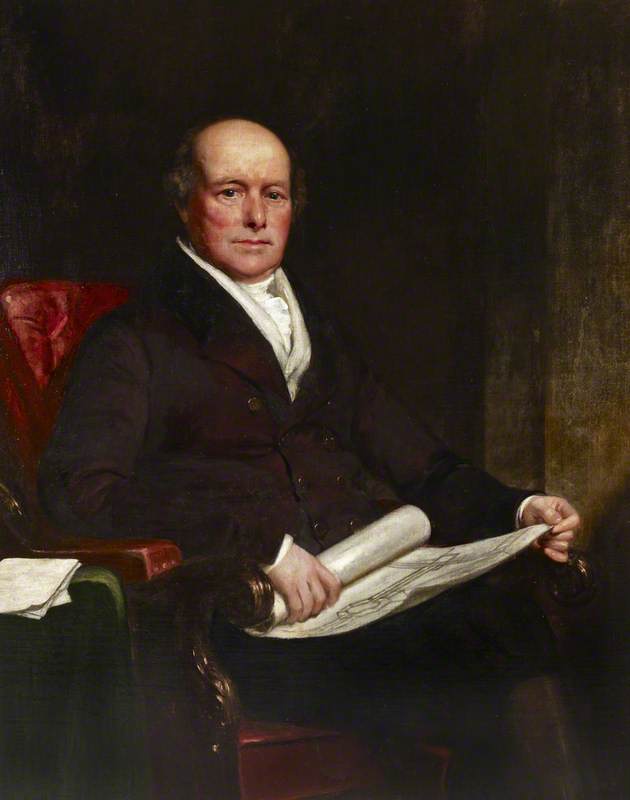 Colonel James Clitherow (1766–1841), vintage artwork by Henry William Pickersgill, 12x8" (A4) Poster