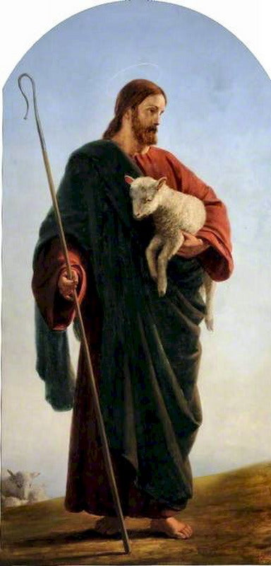 The Good Shepherd, vintage artwork by Willam Charles Thomas Dobson, A3 (16x12") Poster Print