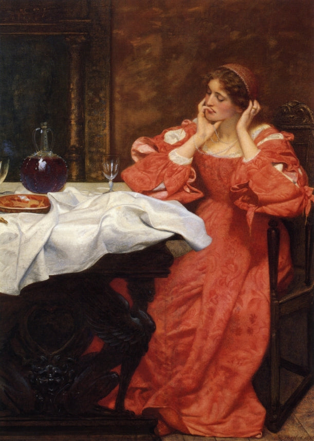 The Shrew Katherina, vintage artwork by Edward Robert Hughes, 12x8" (A4) Poster