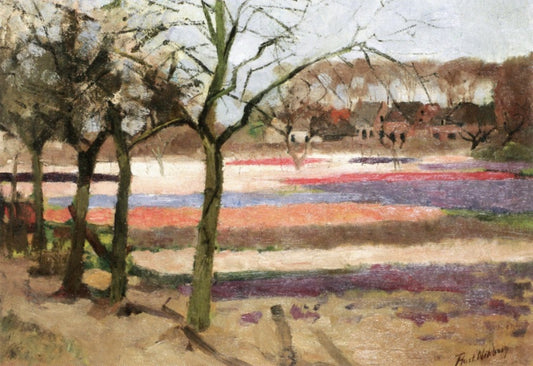 Bulb Fields by Ferdinand Hart Nibbrig,A3(16x12")Poster