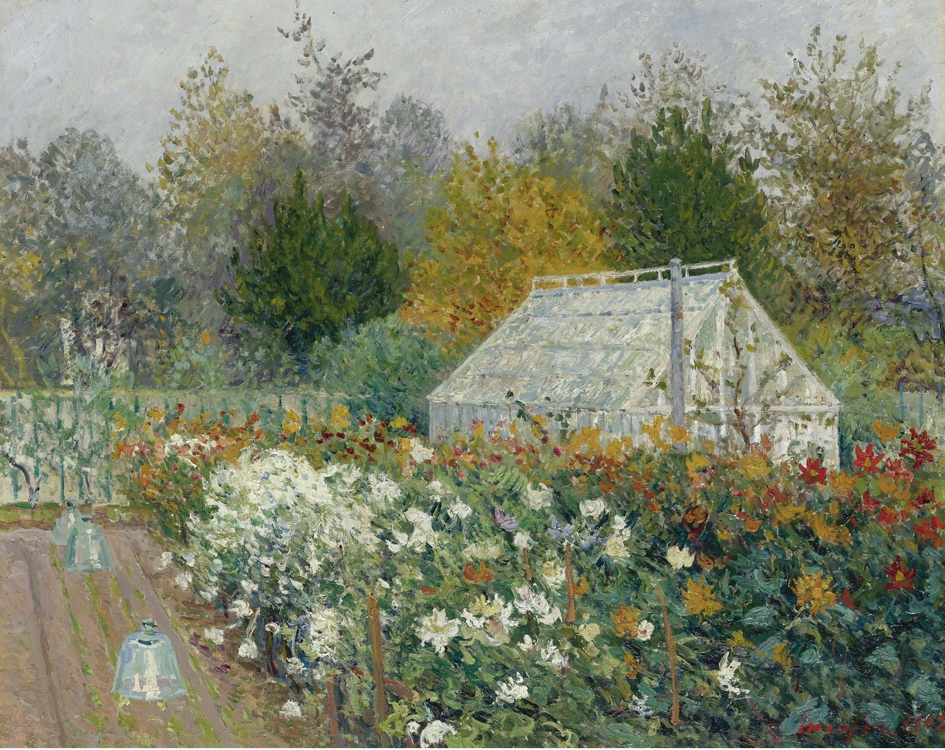 Flowers of Autumn by Maxime Maufra,A3(16x12")Poster