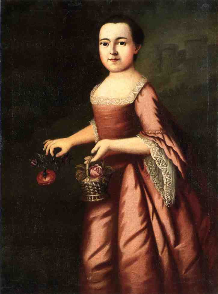 Rebecca Gordon, vintage artwork by Henry Benbridge, 12x8" (A4) Poster