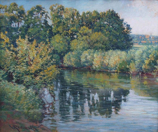 Banks of the River by Vaclav Radimsky,A3(16x12")Poster
