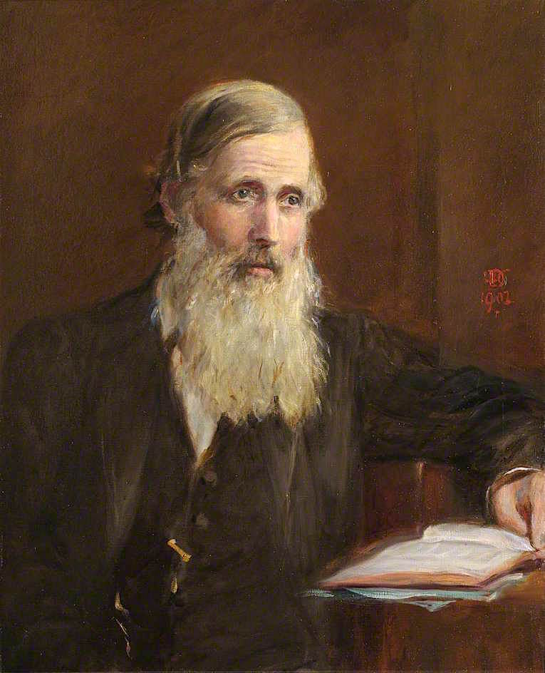 Henry Sidgwick, Fellow, Philosopher and Knightsbridge Professor, vintage artwork by Lowes Cato Dickinson, A3 (16x12") Poster Print