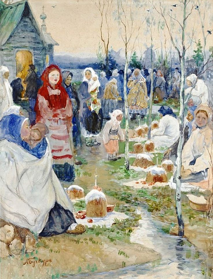 Easter Morning Feast by Alexander Buchkuri,A3(16x12")Poster