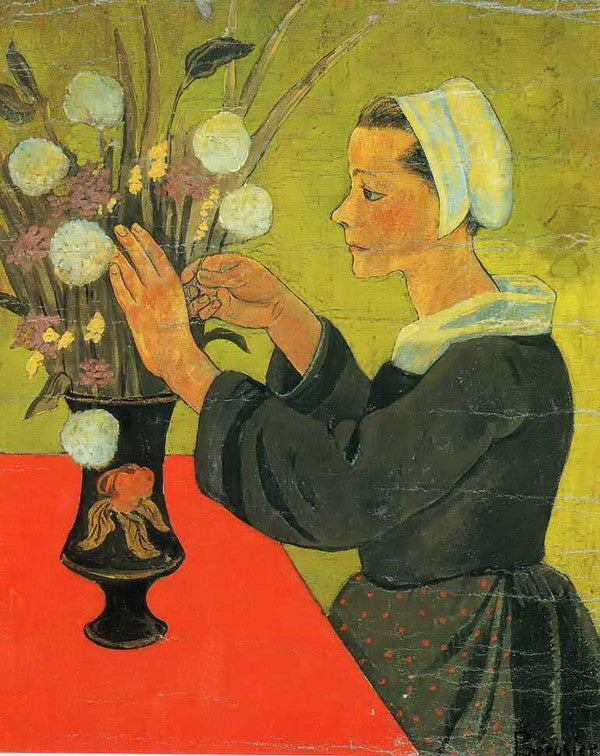 Bretonne au bouquet by Paul Serusier,A3(16x12")Poster