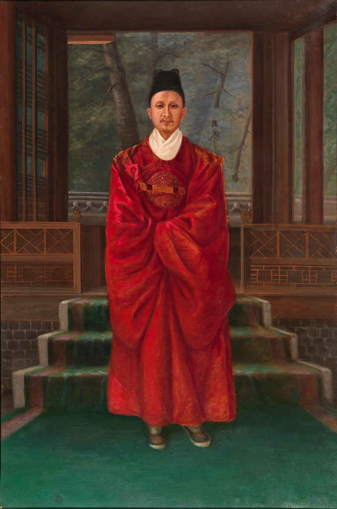 King of Korea, vintage artwork by Antonio Zeno Shindler, 12x8" (A4) Poster