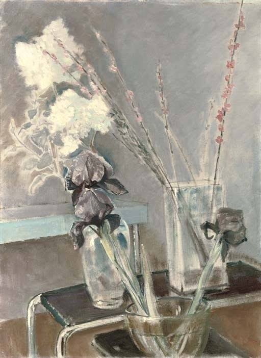 Still life with iris by Glyn Warren Philpot,16x12(A3) Poster