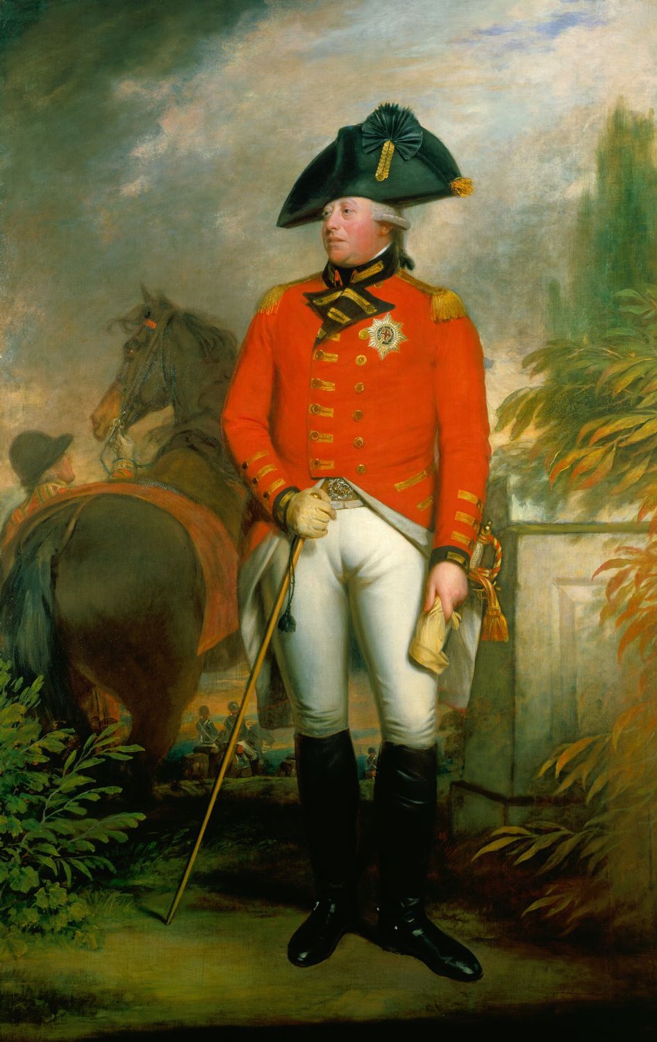 George III (1738-1820), vintage artwork by Sir William Beechey, 12x8" (A4) Poster