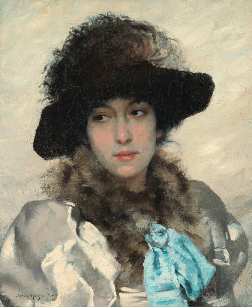Beatrix, vintage artwork by Charles Sprague Pearce, 12x8" (A4) Poster