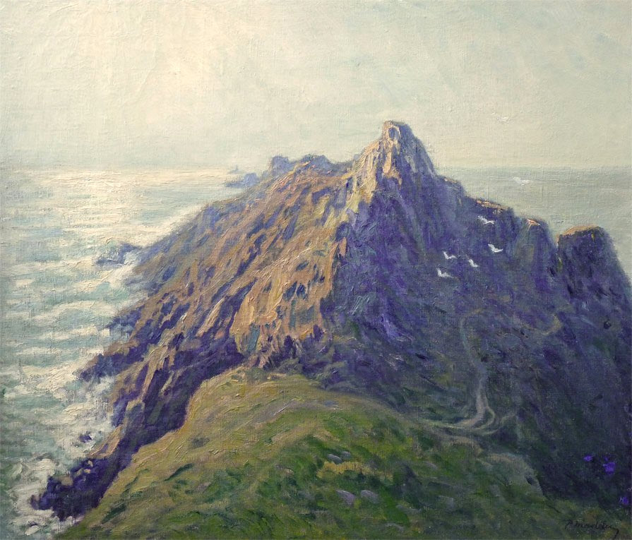 La pointe du Raz, vintage artwork by Paul Madeline, 12x8" (A4) Poster