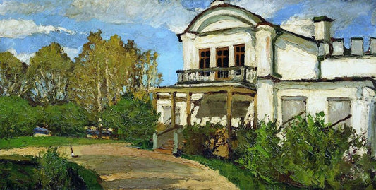 A White House by Leonard Turzhansky,16x12(A3) Poster