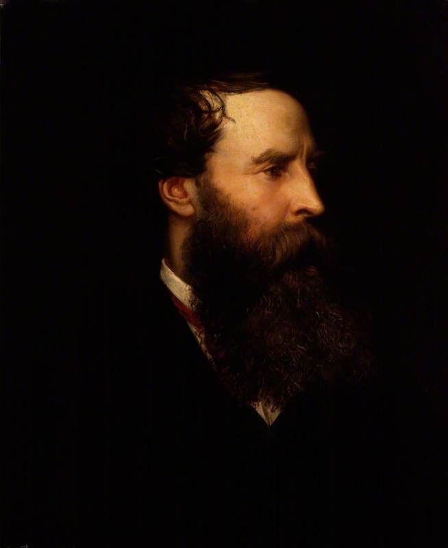 George Heming Mason, vintage artwork by Valentine Cameron Prinsep, 12x8" (A4) Poster